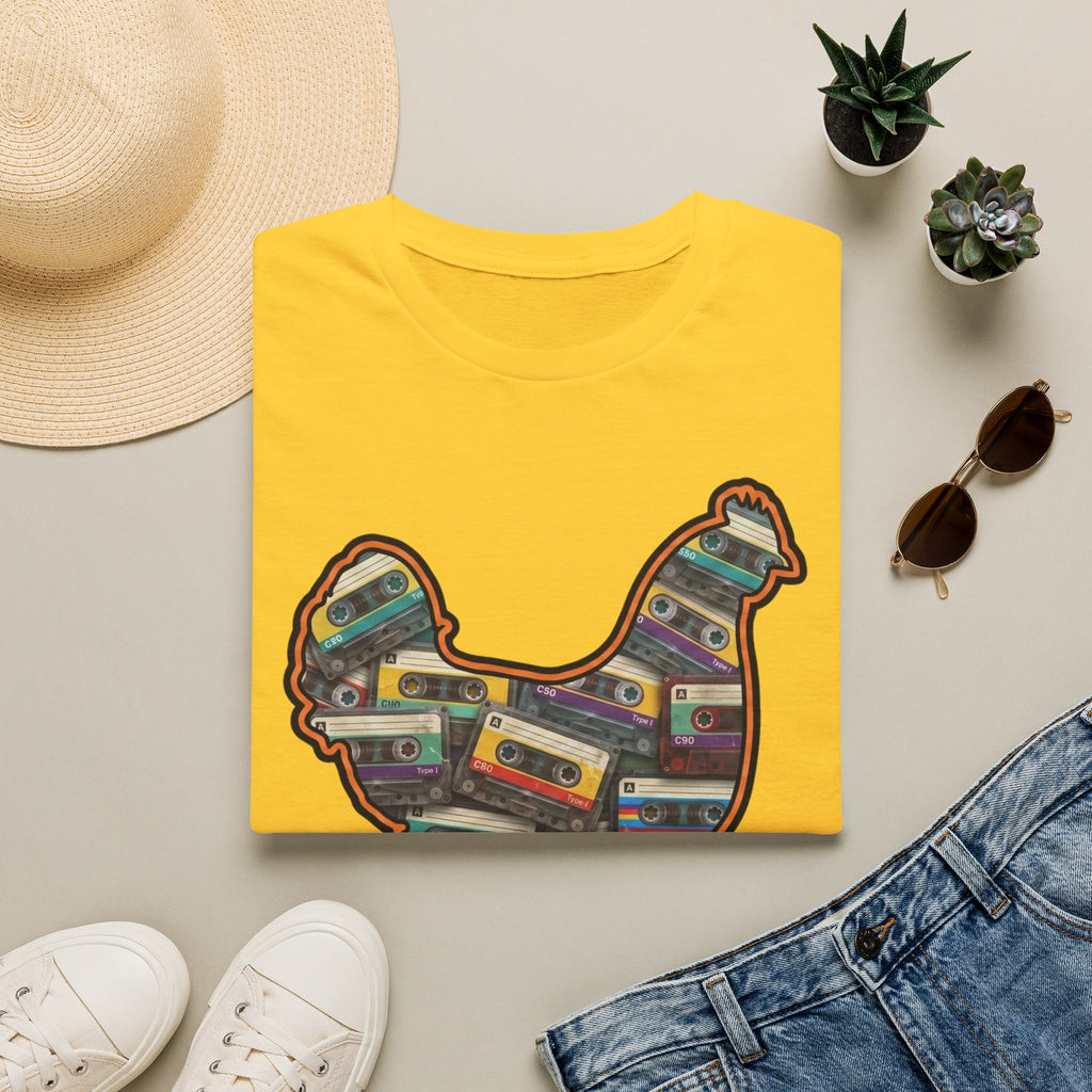 Hen Silhouette Cassettes T-Shirt
