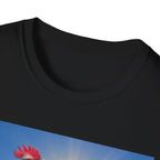 3 Rooster Sun T-Shirt