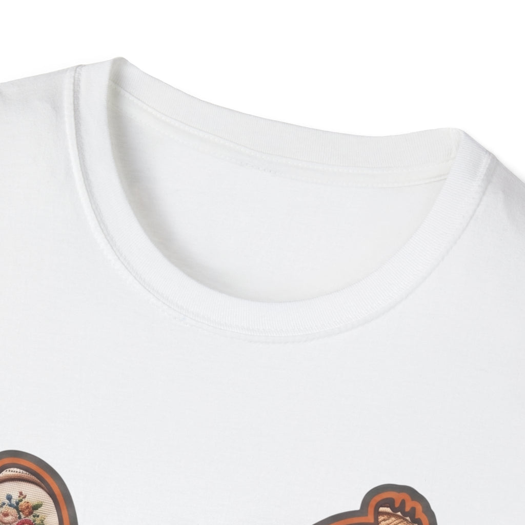 Hen Silhouette Needlepoint T-Shirt