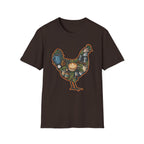 Hen Silhouette Coffee V T-Shirt