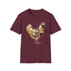 Hen Silhouette Beer V T-Shirt