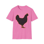 Hen Silhouette Black T-Shirt