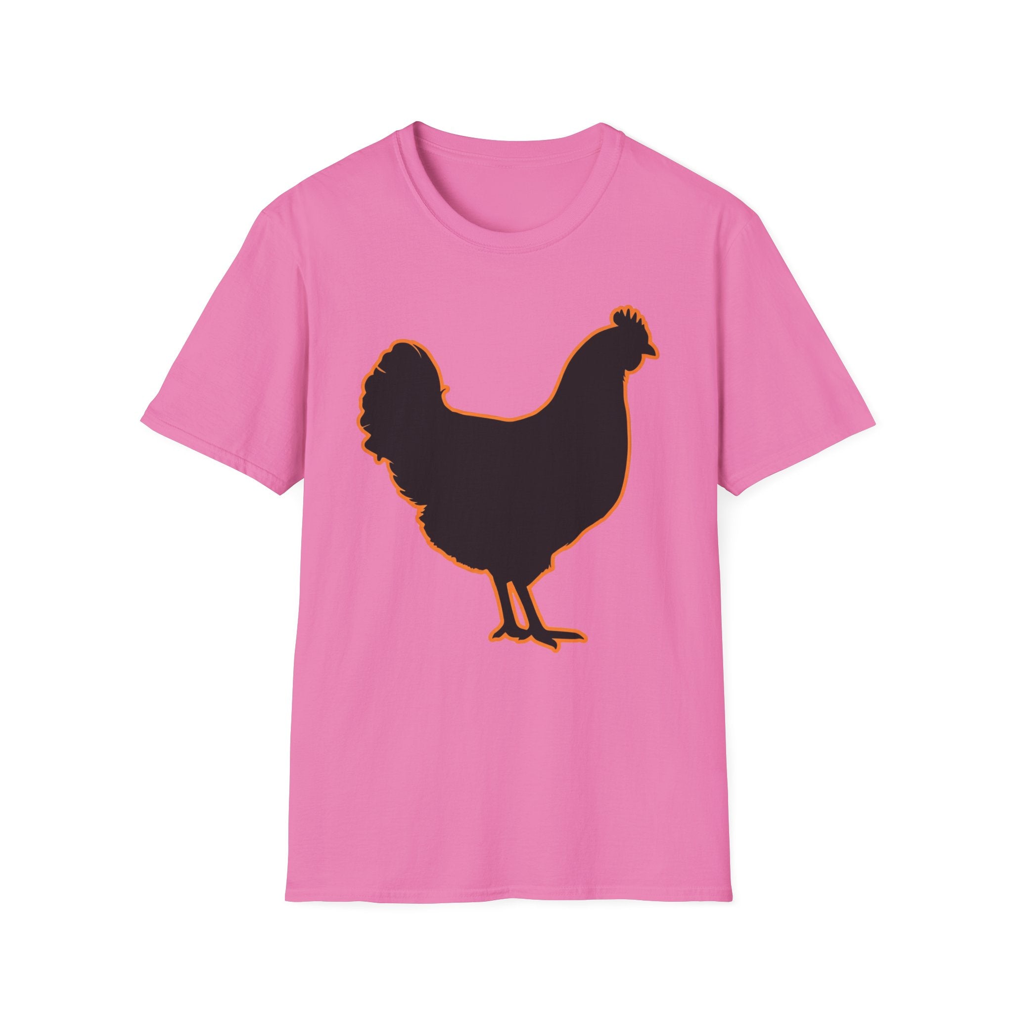 Hen Silhouette Black T-Shirt