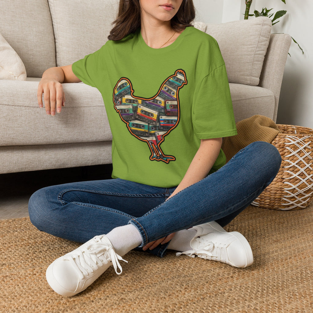 Hen Silhouette Cassettes T-Shirt