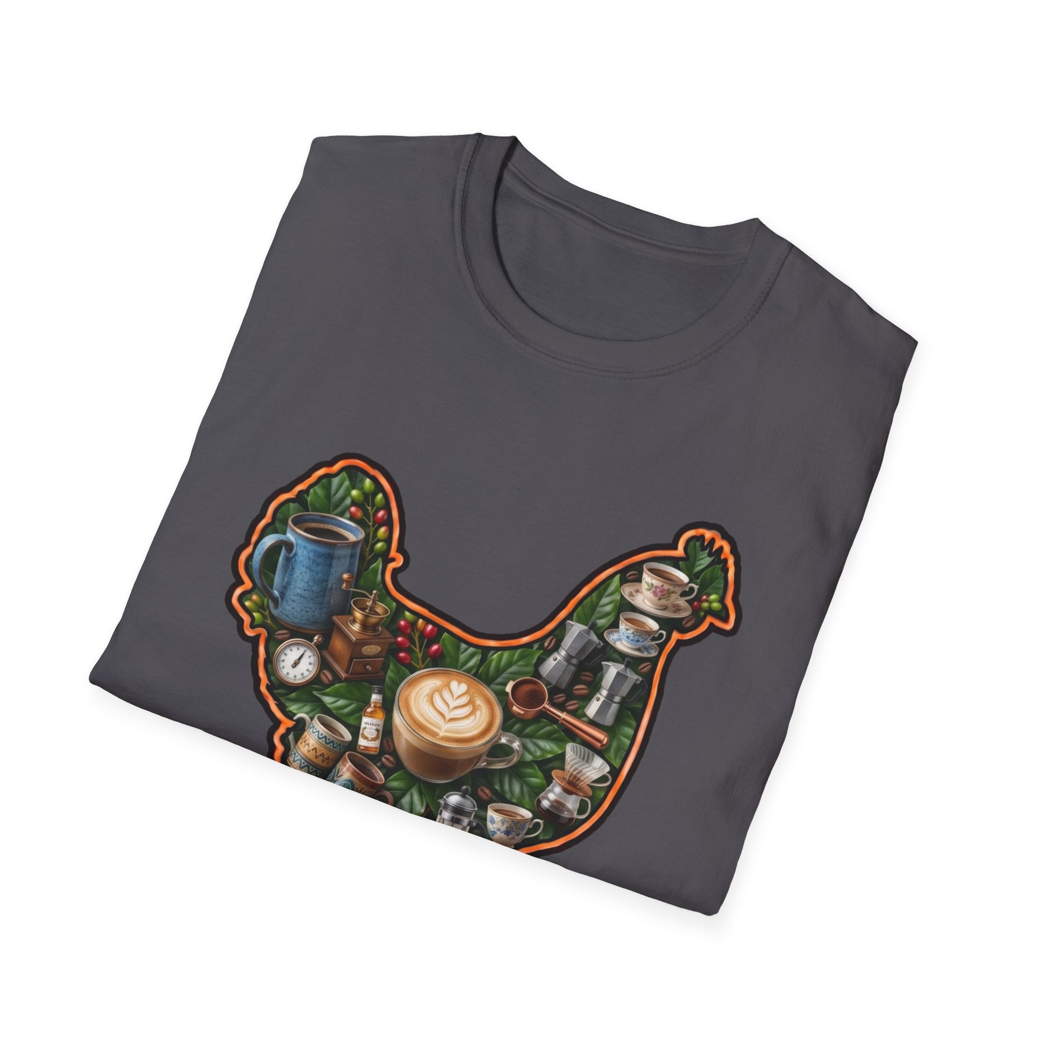 Hen Silhouette Coffee T-Shirt