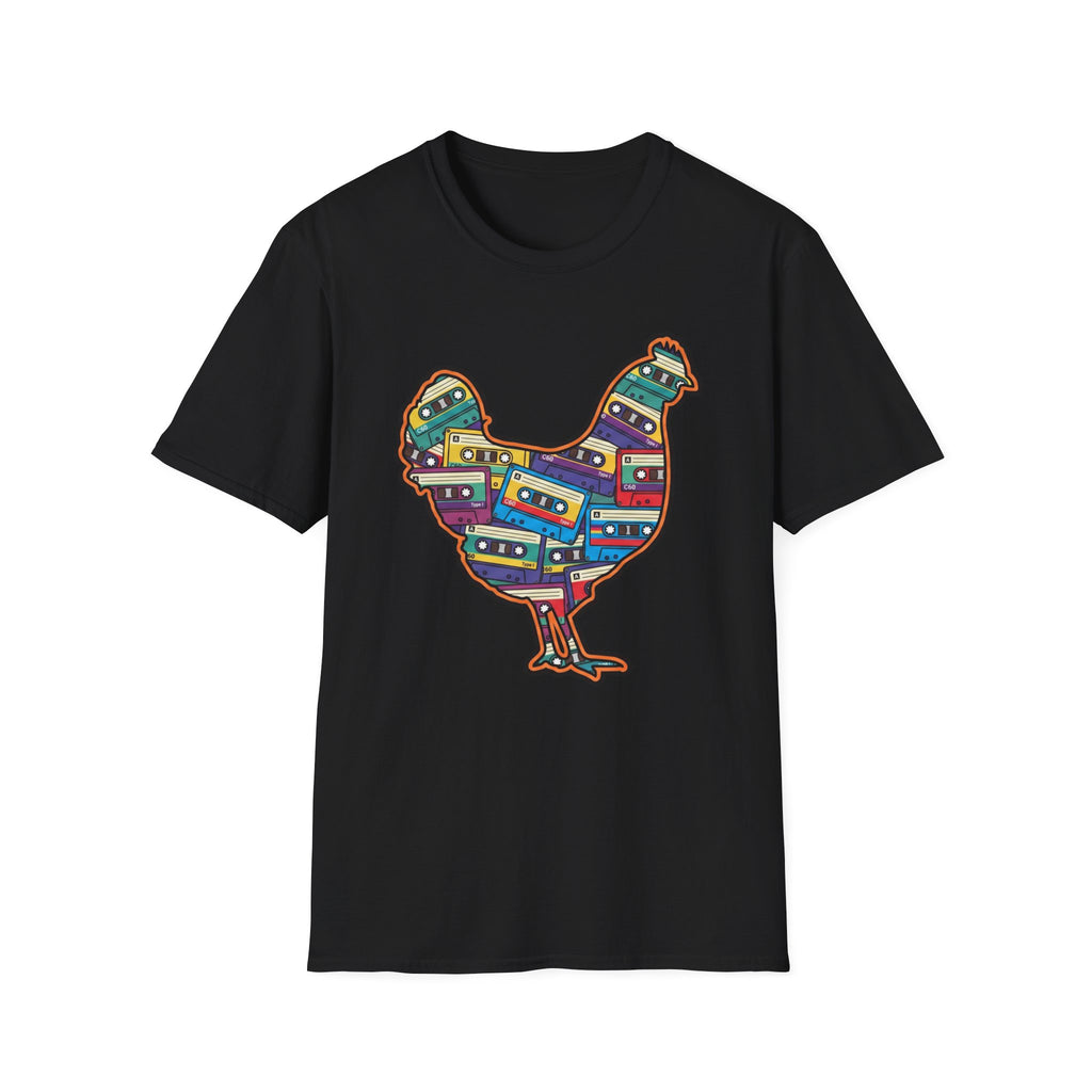 Hen Silhouette Cassettes V T-Shirt