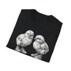 Baby Chicks in Clucks Drawing T-Shirt
