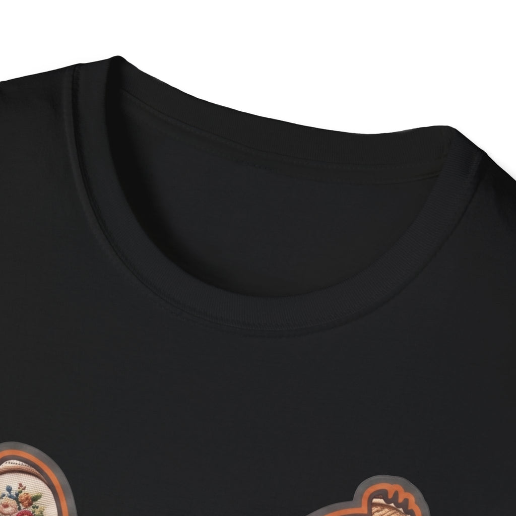 Hen Silhouette Needlepoint T-Shirt
