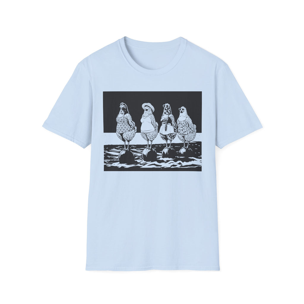 Beach Ball Hens Dark T-Shirt