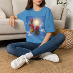 3 Rooster Sun T-Shirt