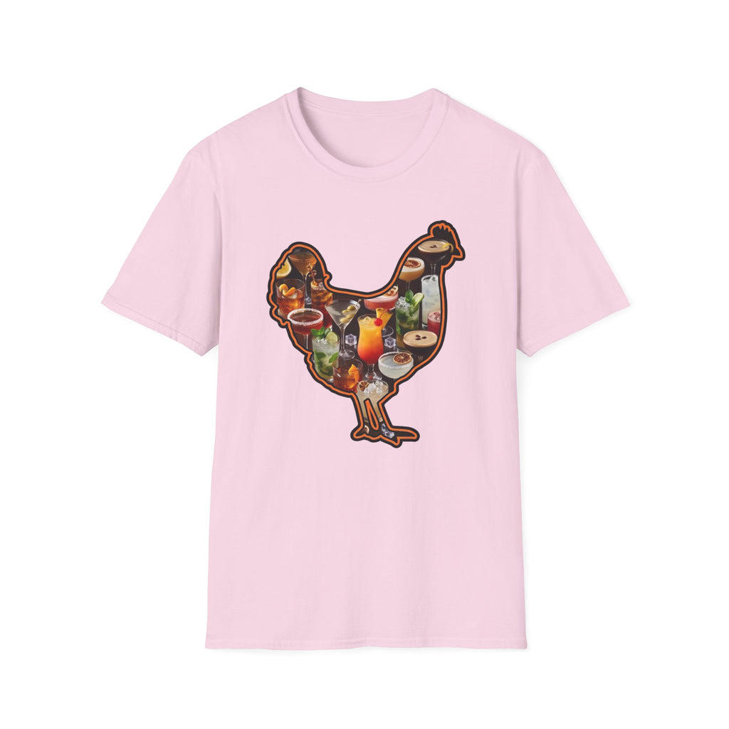 Hen Silhouette Cocktails T-Shirt