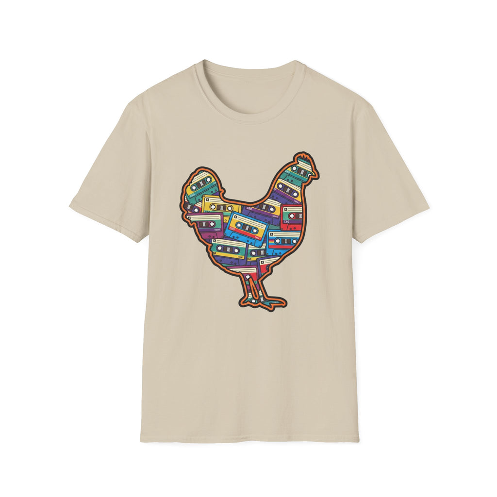 Hen Silhouette Cassettes V T-Shirt