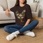 Hen Silhouette Books T-Shirt