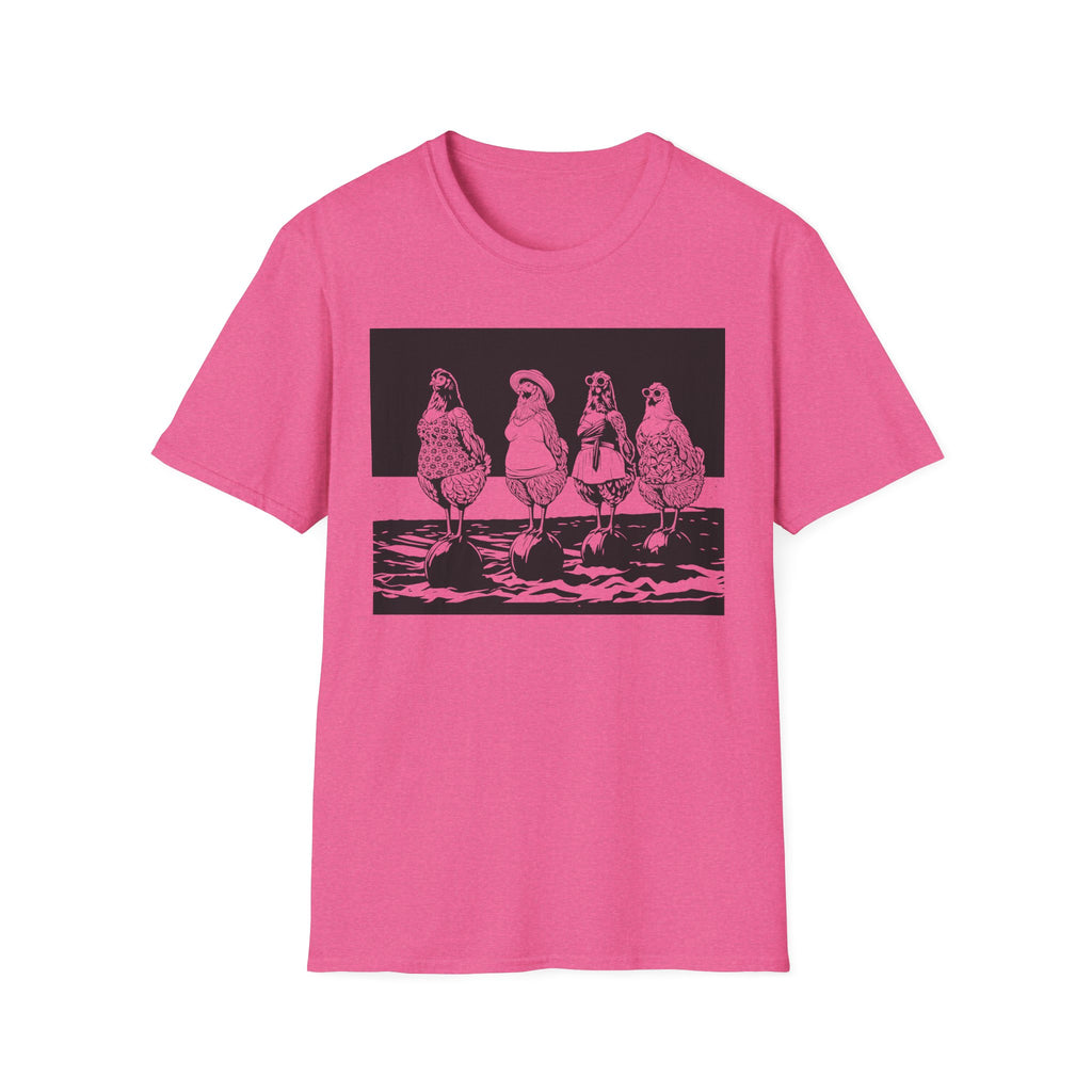 Beach Ball Hens Dark T-Shirt