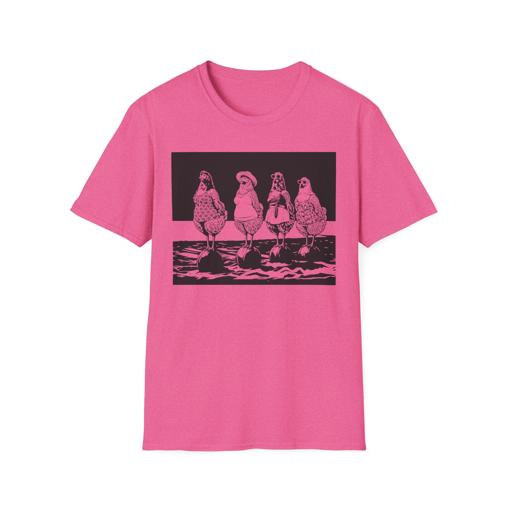 Beach Ball Hens Dark T-Shirt