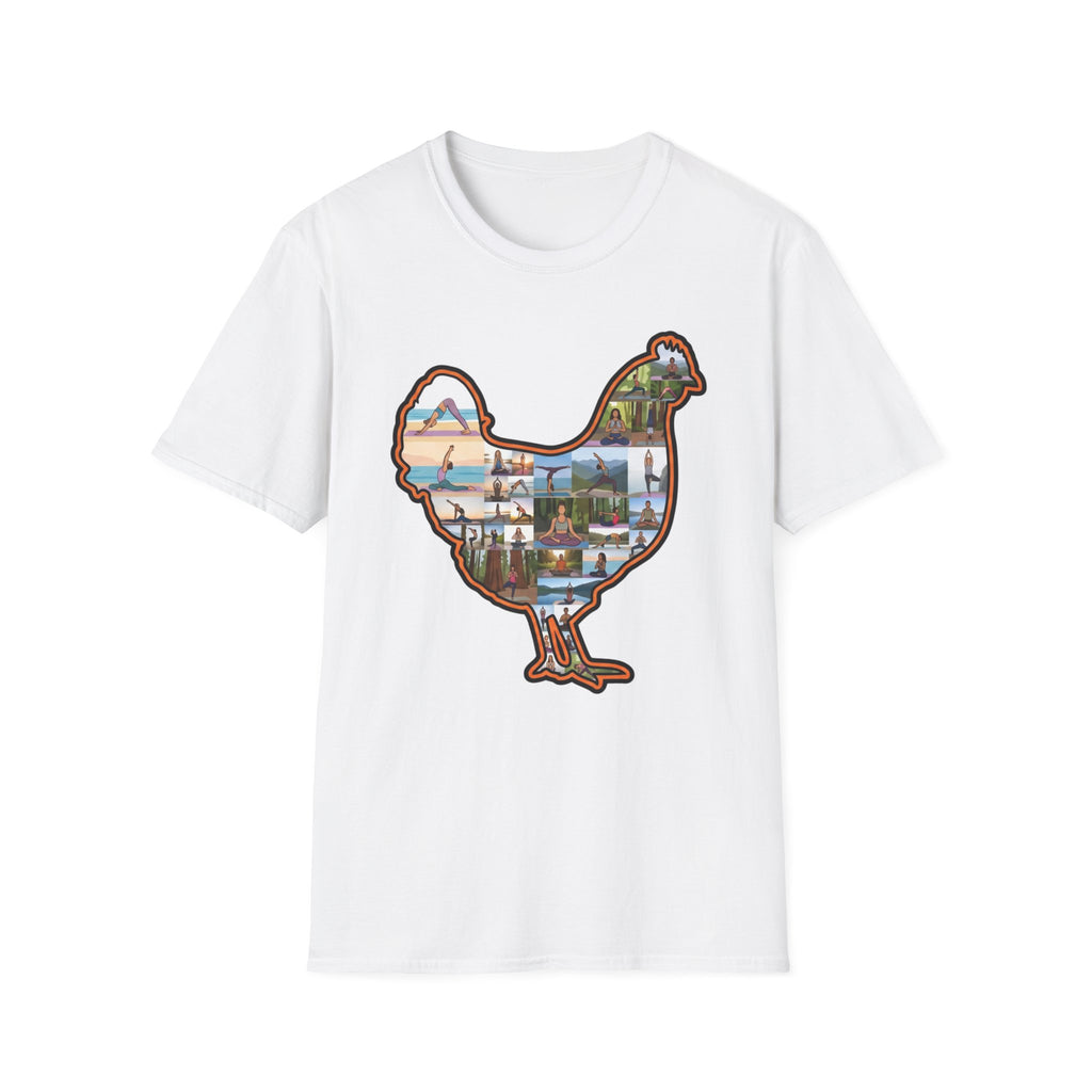 Hen Silhouette Yoga V T-Shirt
