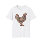 Hen Silhouette Needlepoint T-Shirt