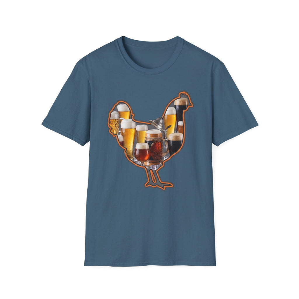 Hen Silhouette Beer T-Shirt