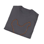 Hen Silhouette White T-Shirt