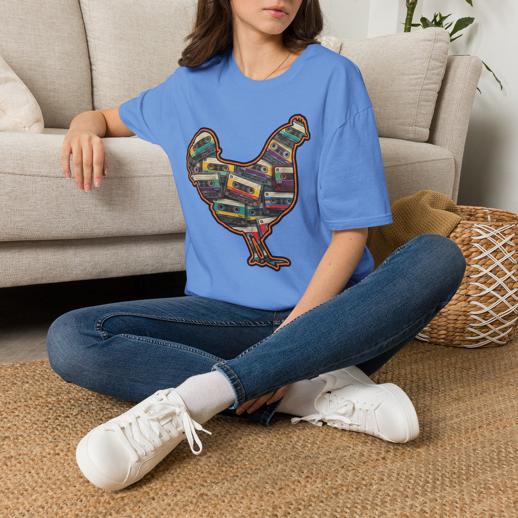 Hen Silhouette Cassettes T-Shirt