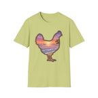 Hen Silhouette Beach V T-Shirt