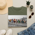 Beach Hens Sitting Color T-Shirt