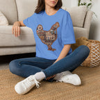 Hen Silhouette Needlepoint T-Shirt