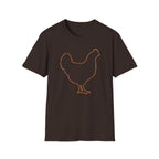 Hen Silhouette White T-Shirt