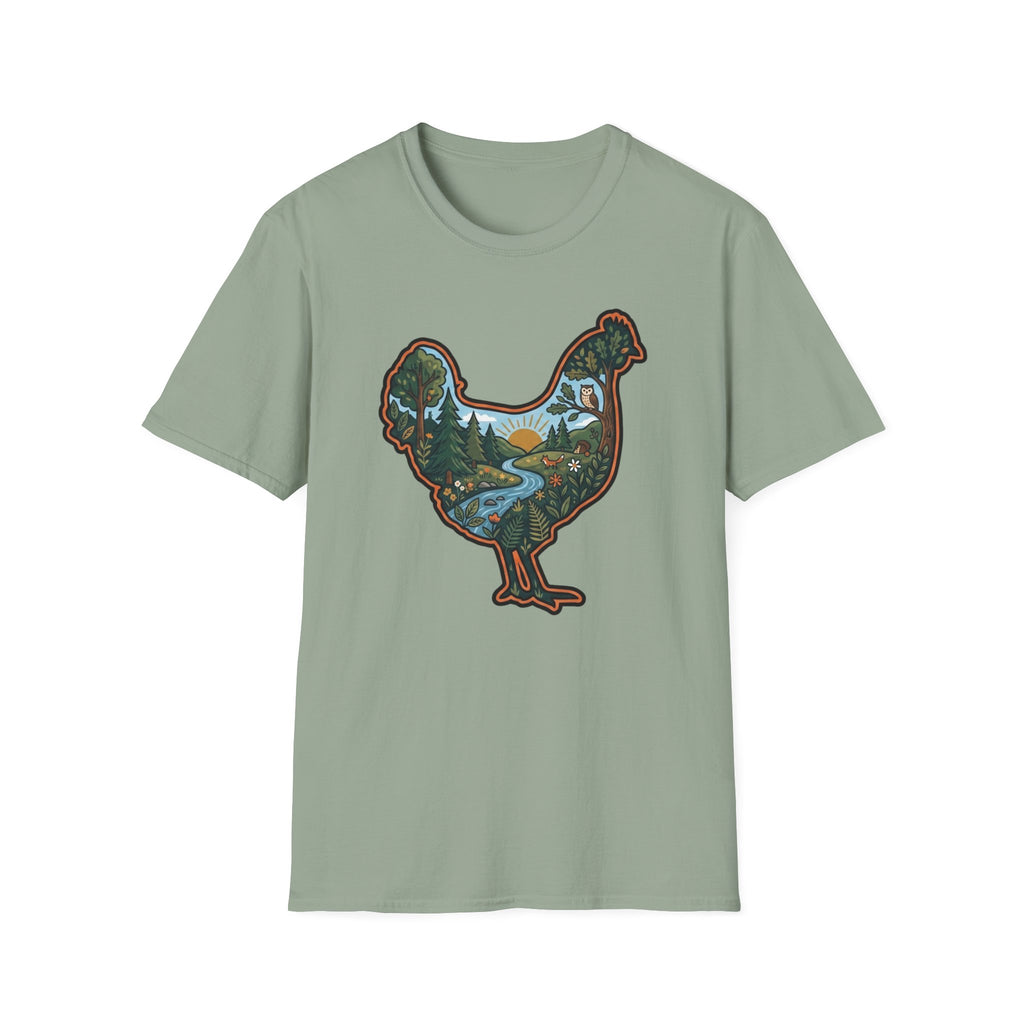 Hen Silhouette Nature V T-Shirt