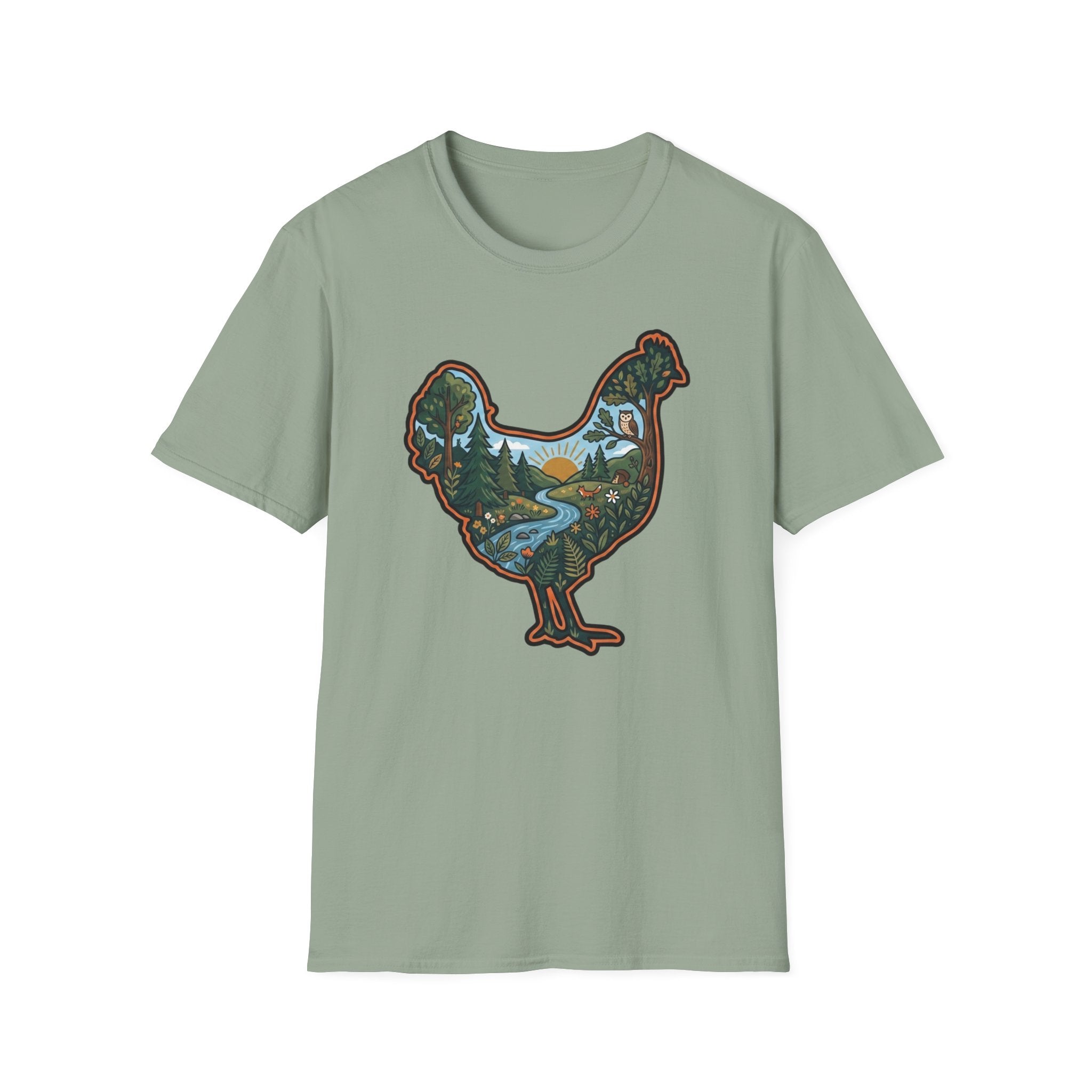 Hen Silhouette Nature V T-Shirt