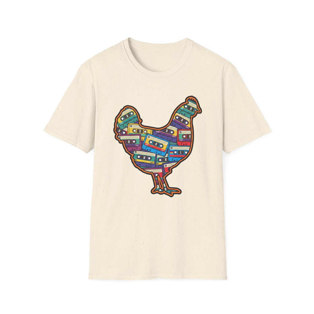 Hen Silhouette Cassettes V T-Shirt