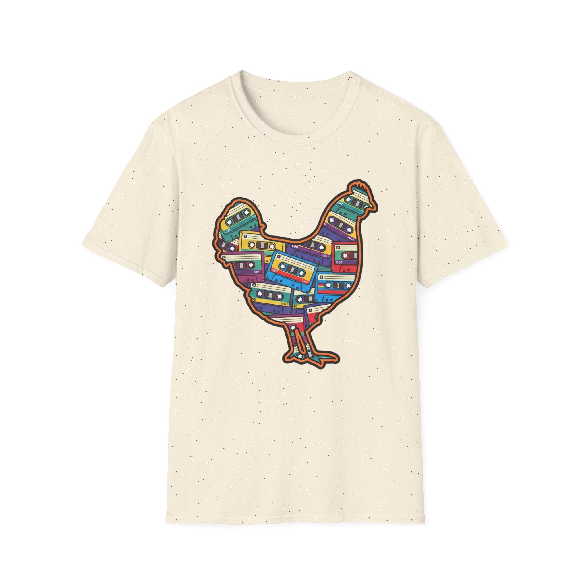 Hen Silhouette Cassettes V T-Shirt