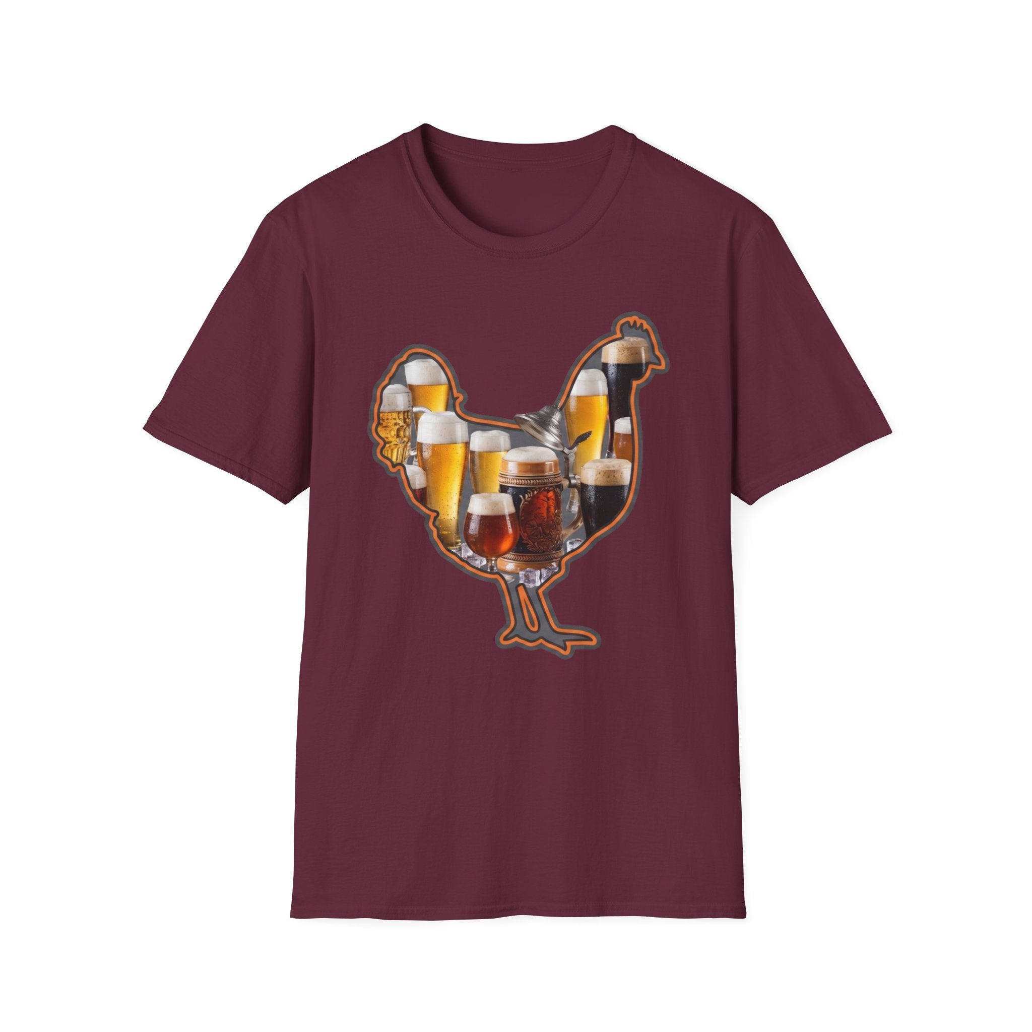 Hen Silhouette Beer T-Shirt