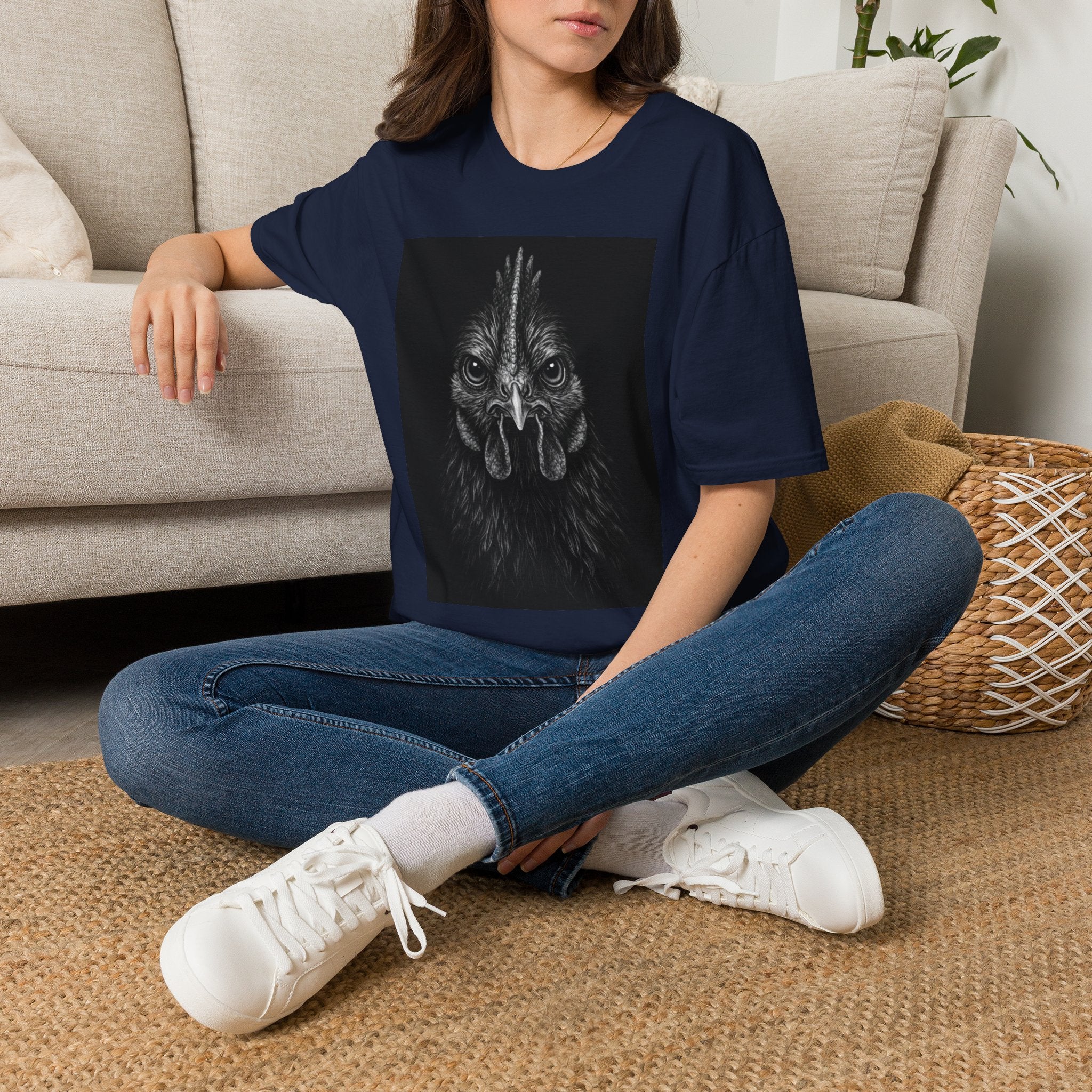 Chicken Face Straight T-Shirt