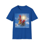 3 Rooster Sun T-Shirt