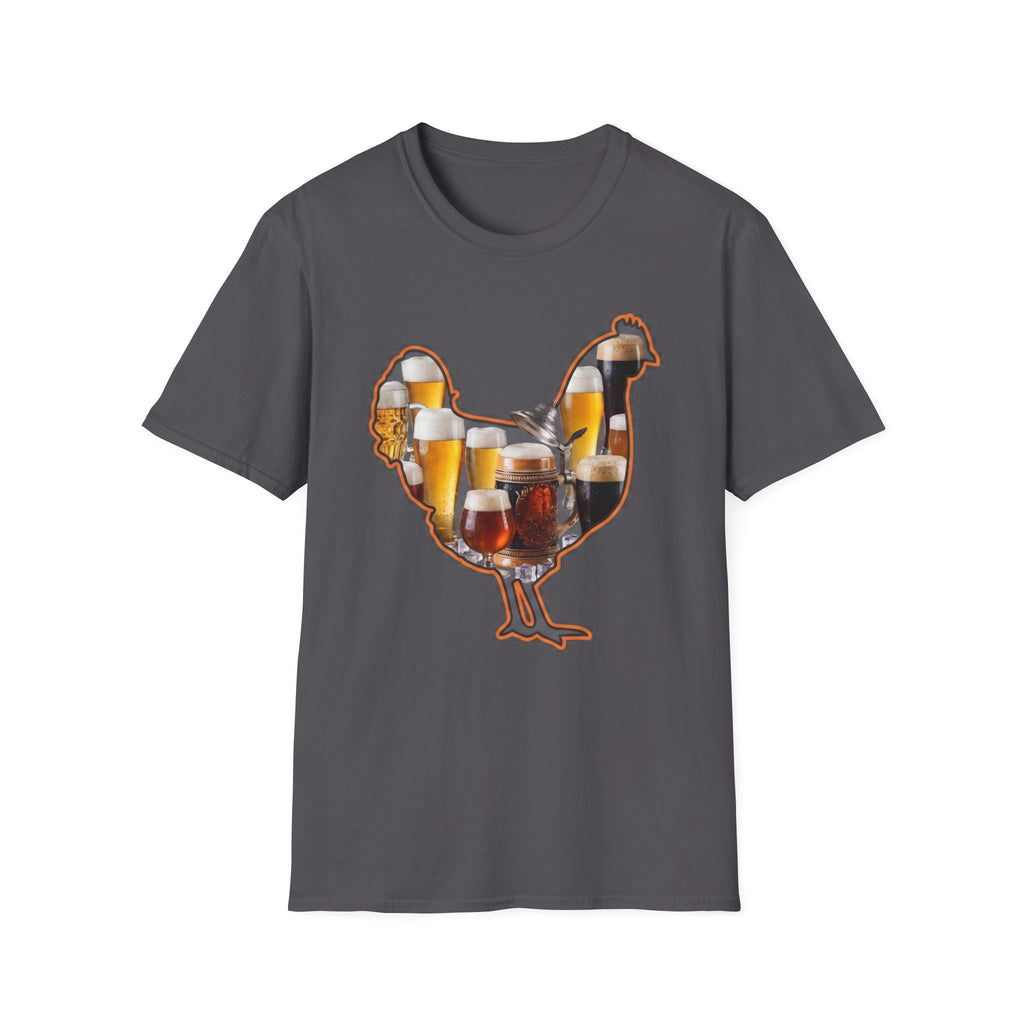 Hen Silhouette Beer T-Shirt