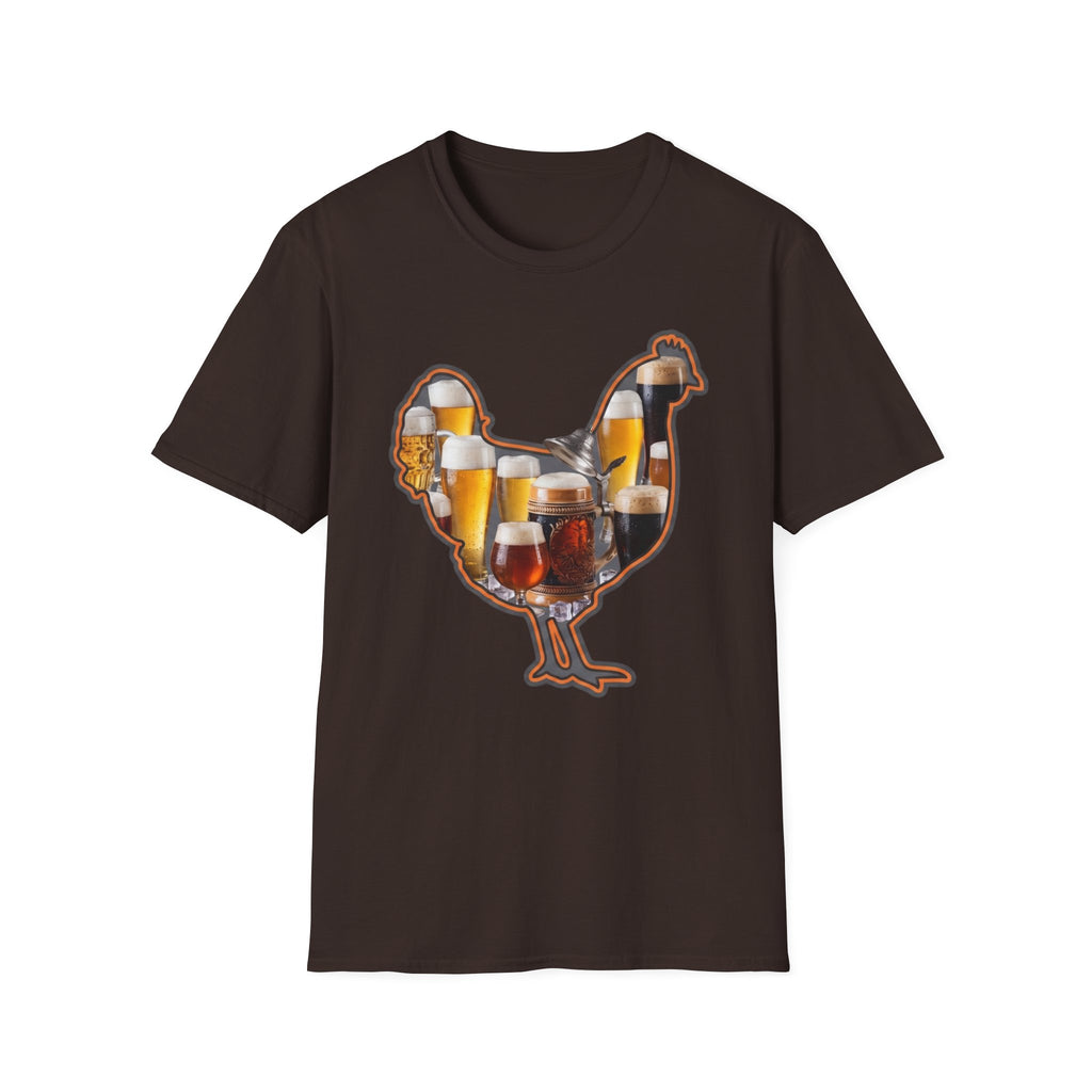 Hen Silhouette Beer T-Shirt