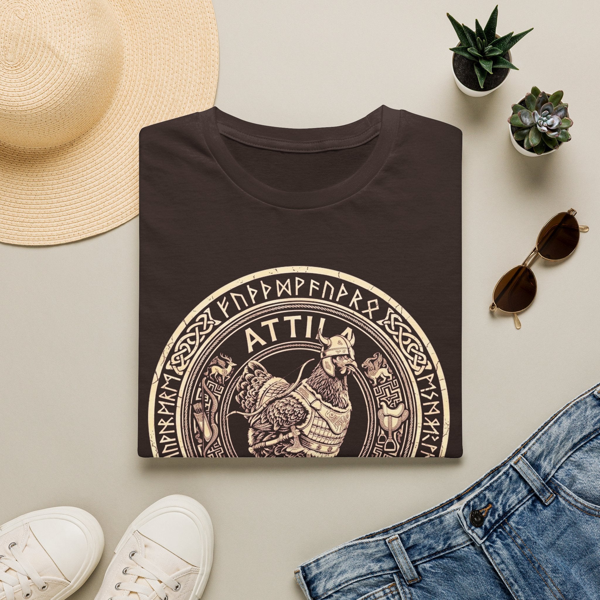 Atilla the Hen Mono T-Shirt