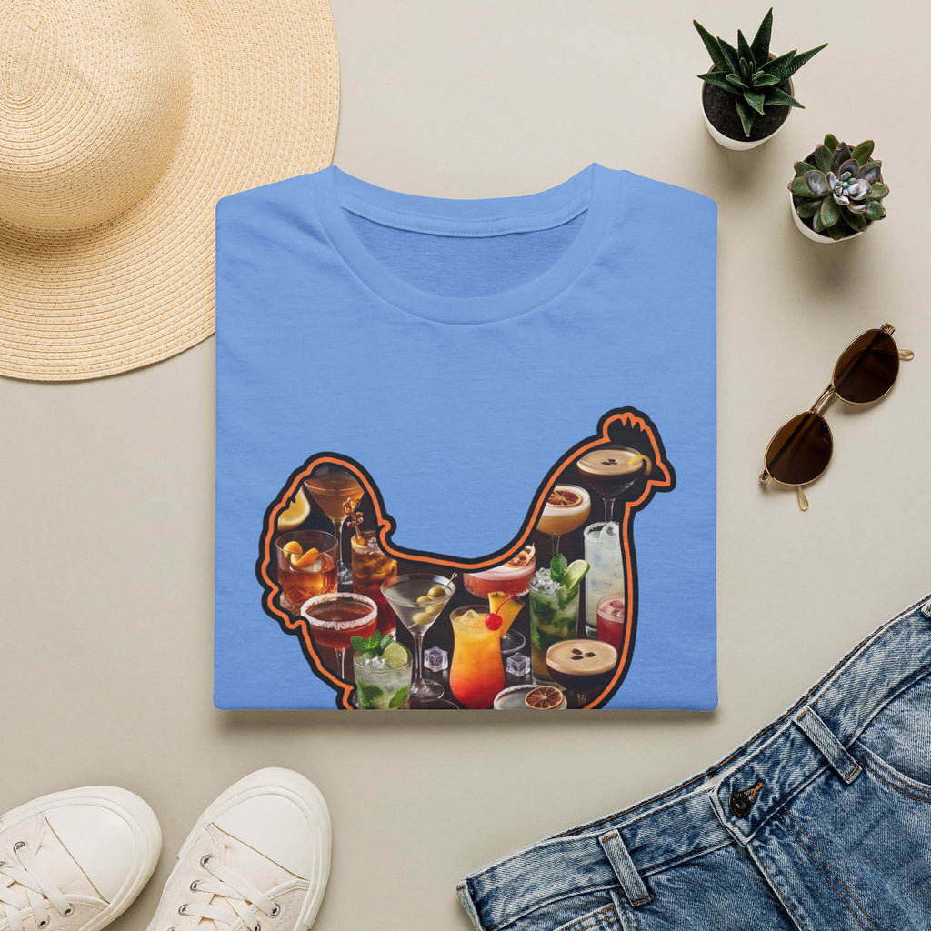 Hen Silhouette Cocktails T-Shirt